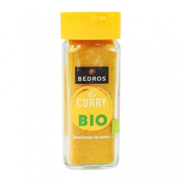 Curry BIO flacon 42g Bédros