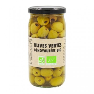 Olives vertes dénoyautées...