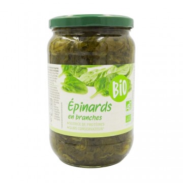 Épinards en branche BIO 420g