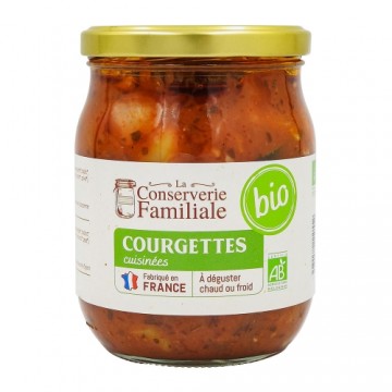 Courgettes cuisinées BIO...